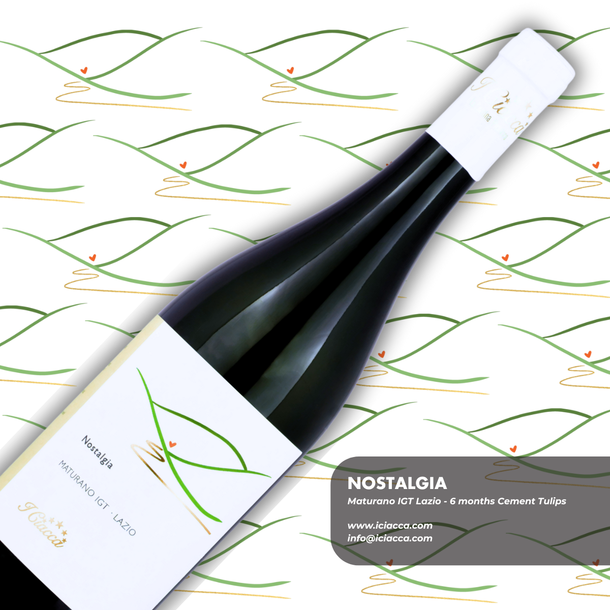 Nostalgia Maturano IGT Bio – I Ciacca, Picinisco, image size:1200x1200