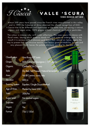 Cabernet Sauvignon & Merlot IGT Lazio Bio