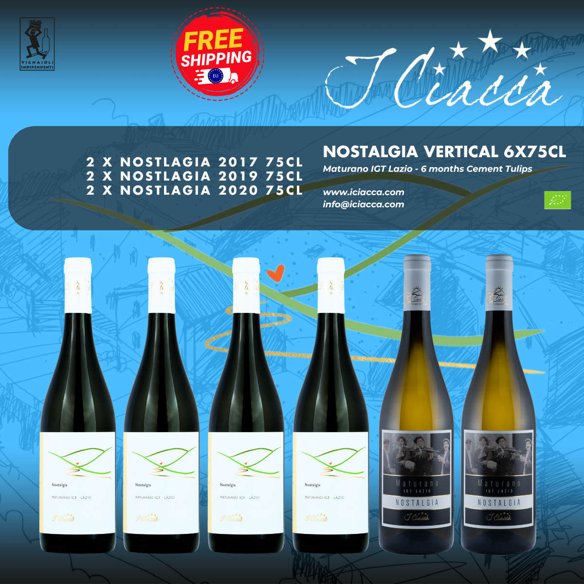 NOSTALGIA VERTICAL CASE - Slow Wine Winner 6x75cl (PROMO) – I